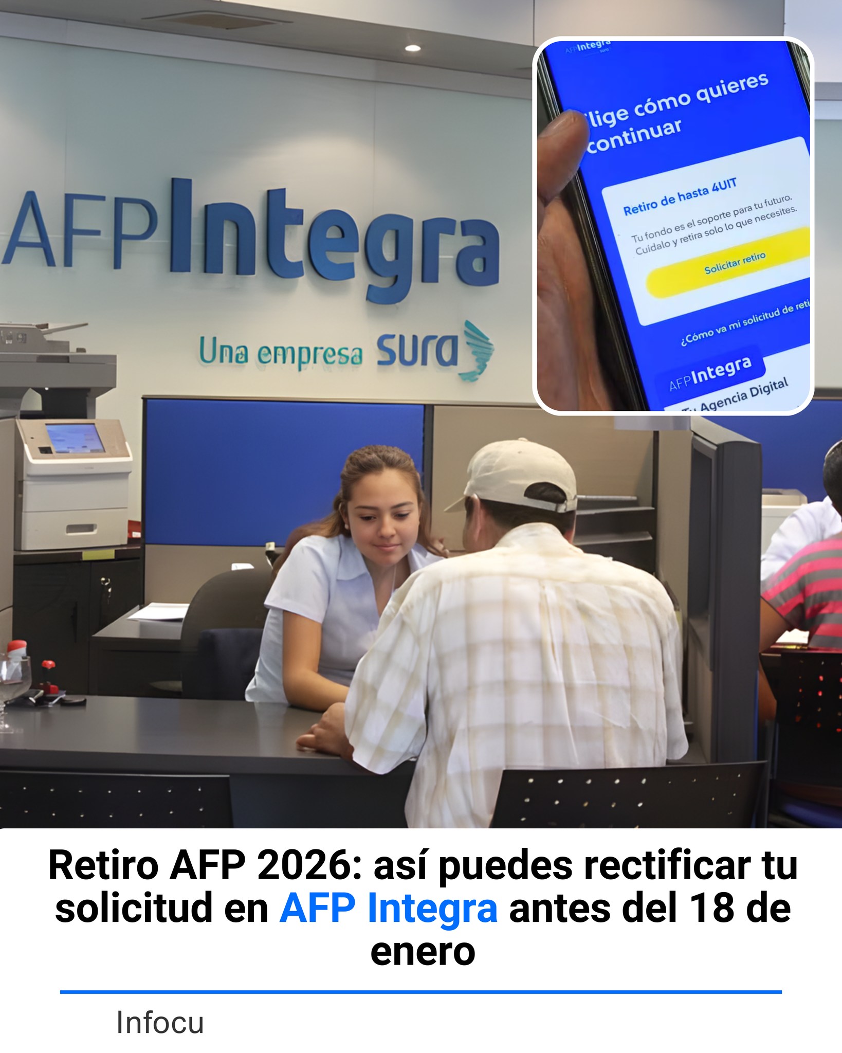 Infocu - Los afiliados a AFP Integra que realizaron su... | Facebook