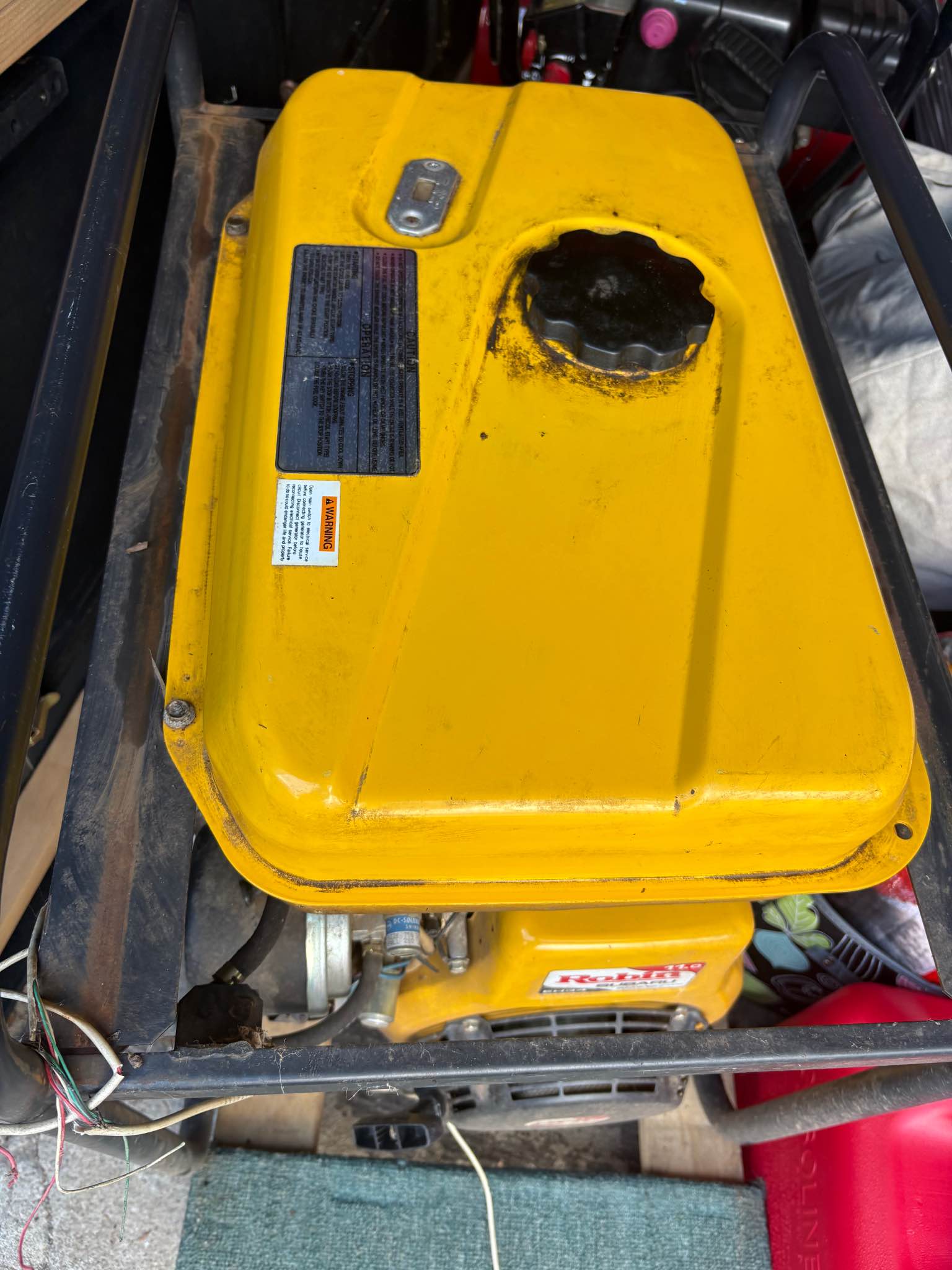 Generator Robin RGV 6100 sold as is untested (needs repair ...