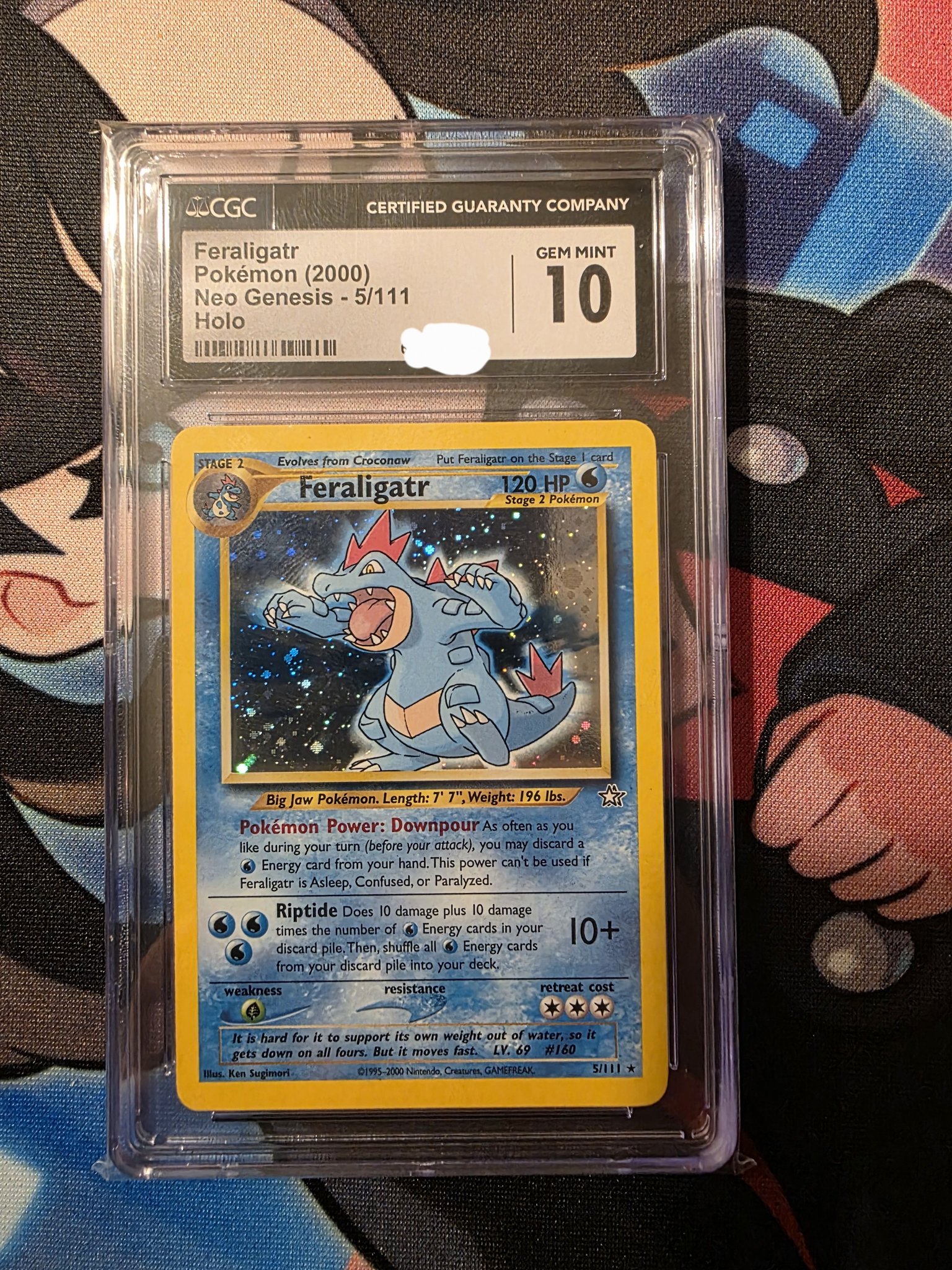 Feraligatr 2009 Japanese gym challenge promo card