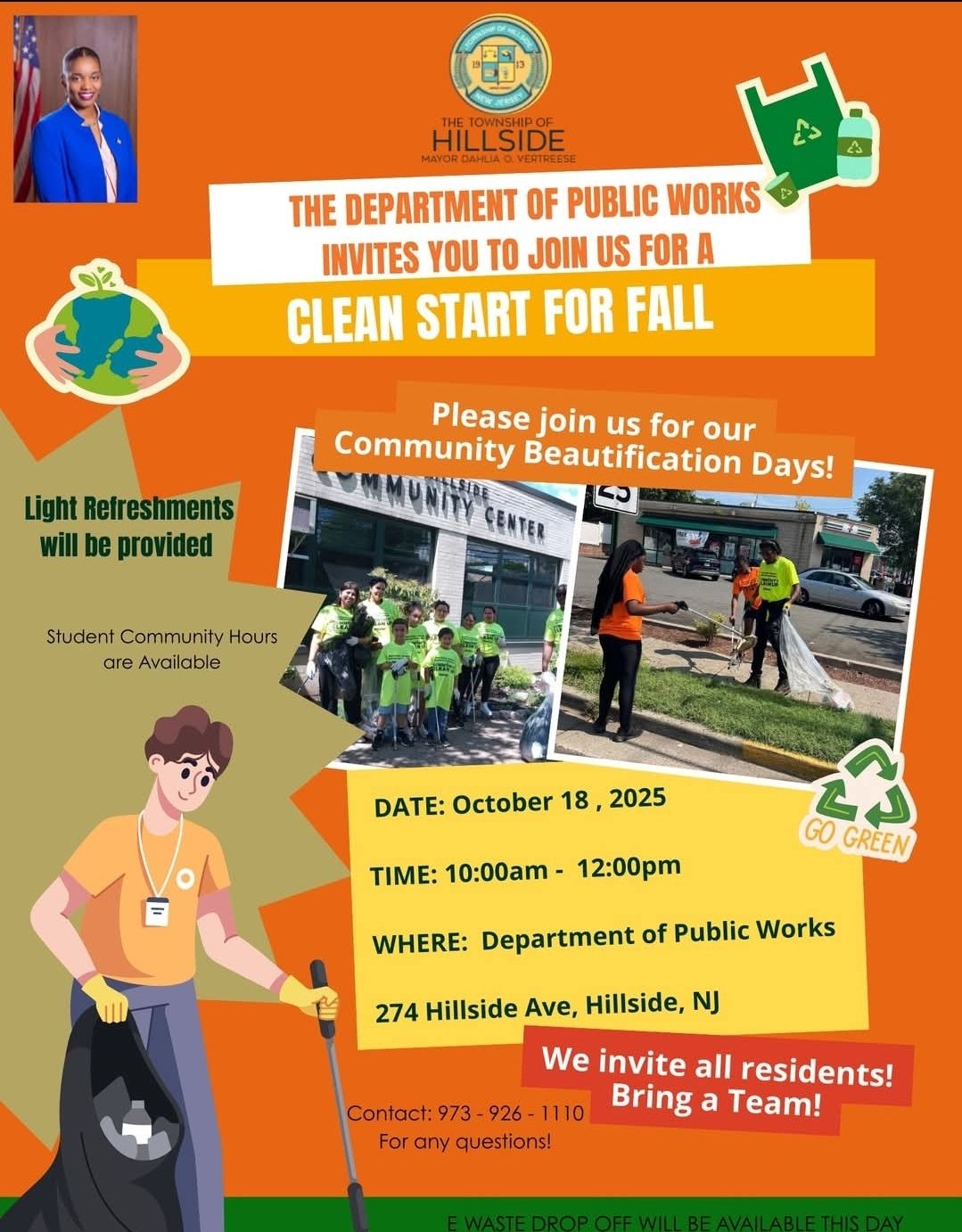 Please mark your... - Dahlia Vertreese, Mayor of Hillside NJ | Facebook