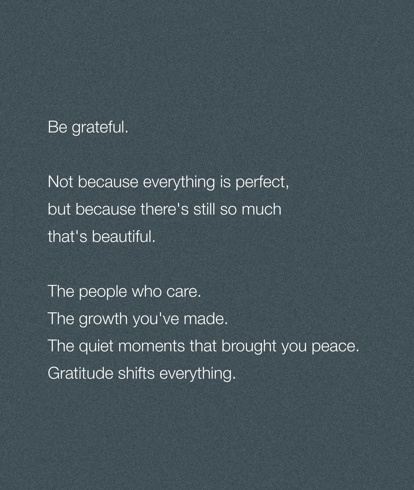 Gratitude is often described as a lens rather than a reaction. It doesn ...