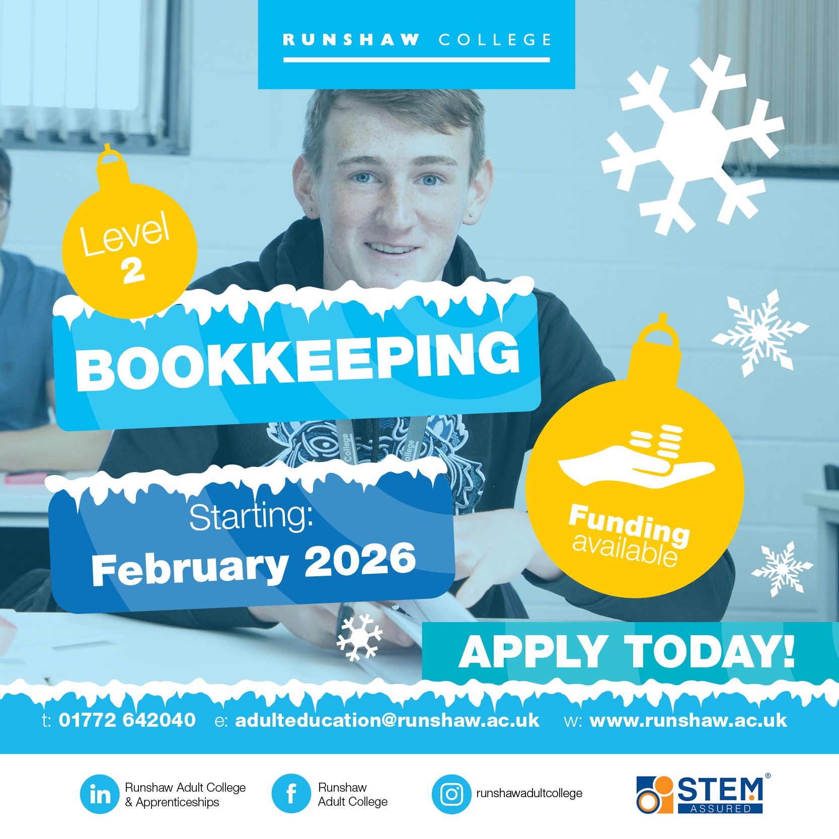 Runshaw Adult College added a new... - Runshaw Adult College