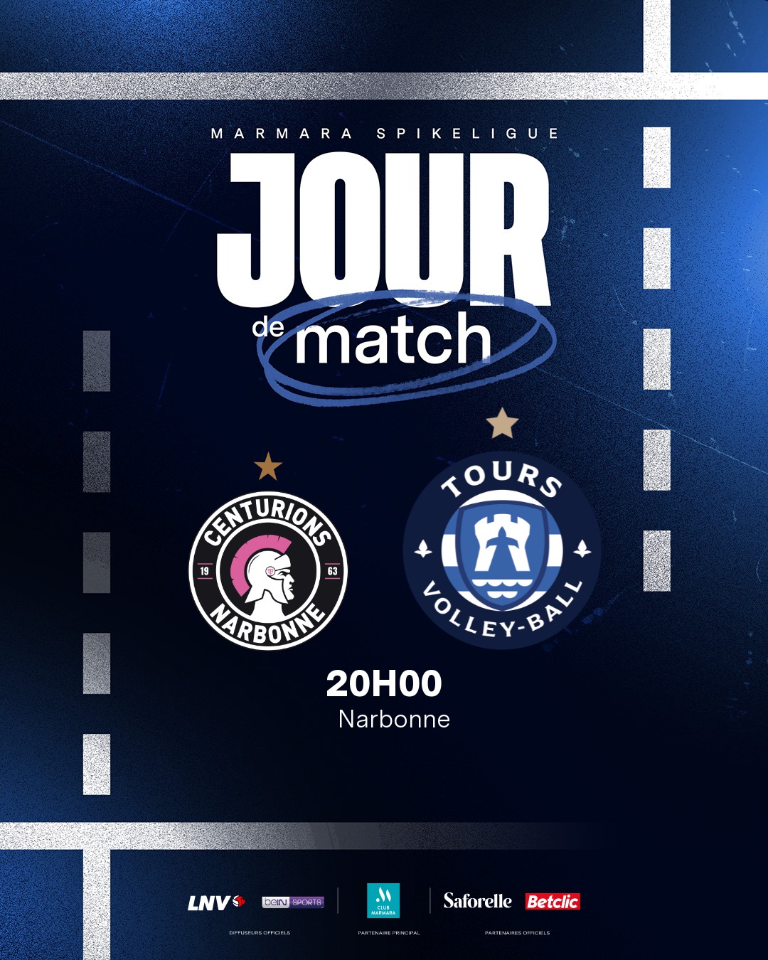 💙 Match à l’extérieur pour le TVB !... - Tours Volley Ball | Facebook