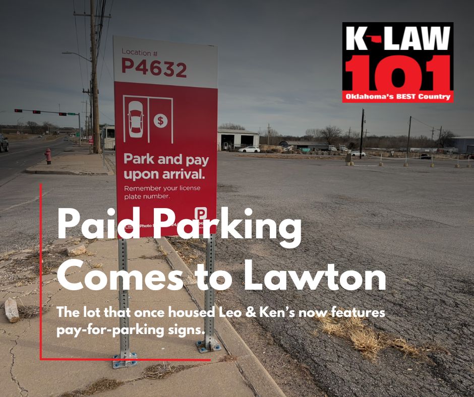 KLAW - A lot on Lee Boulevard now features signs for paid parking. 🚗 ...