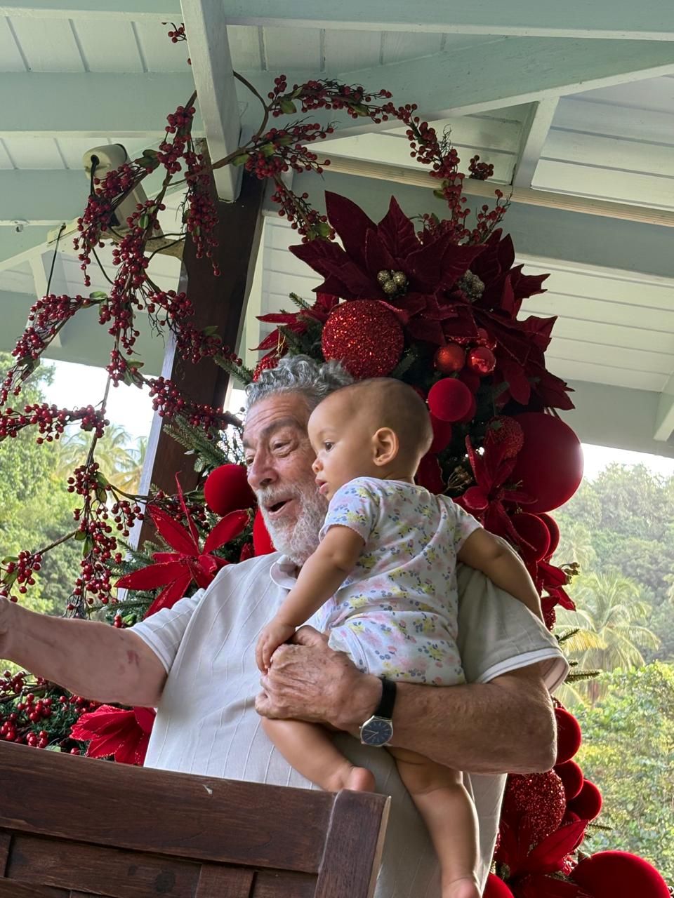 Ralph - With my Granddaughter today🎄 Jesus Christ sent these little ...