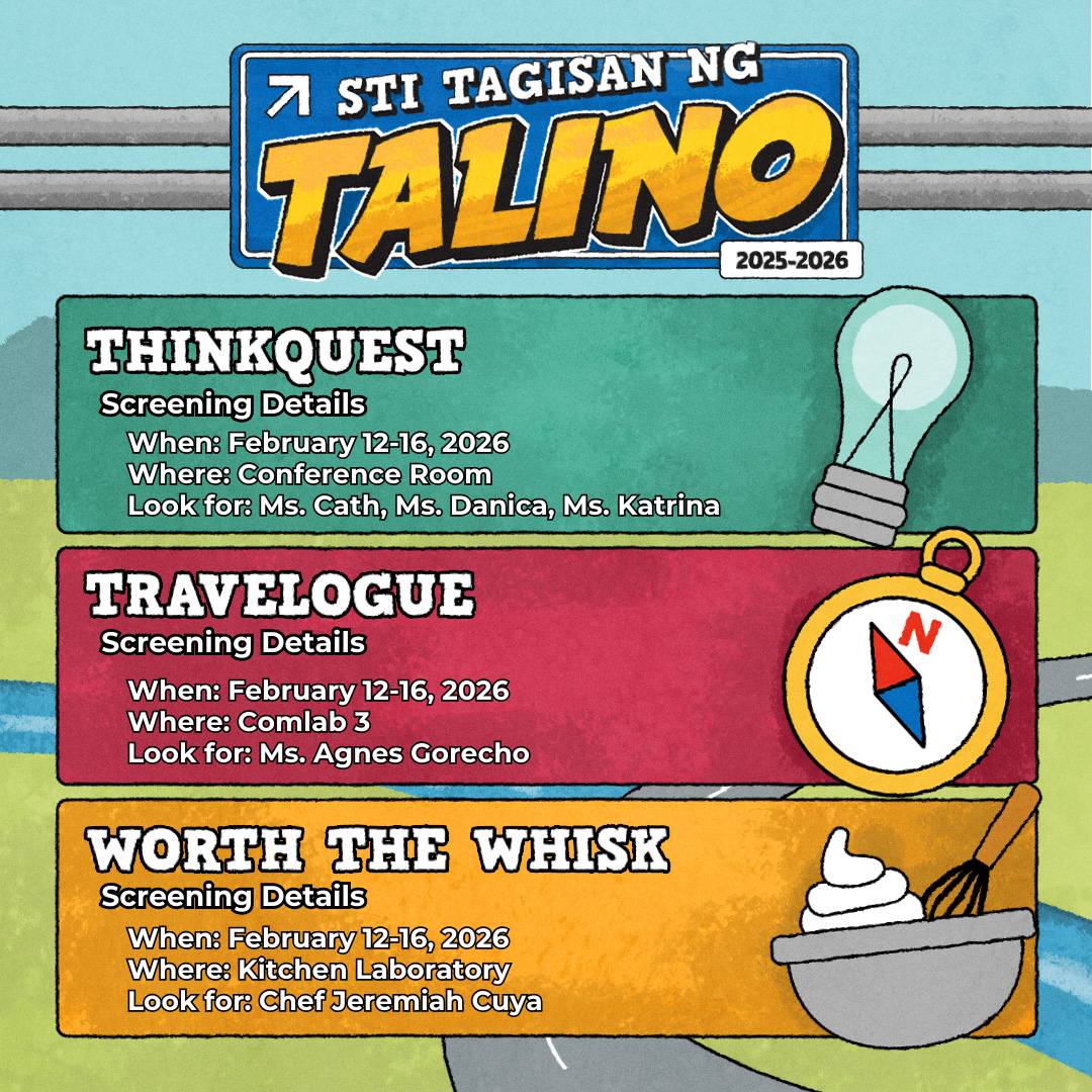 𝐓𝐀𝐆𝐈𝐒𝐀𝐍 𝐍𝐆 𝐓𝐀𝐋𝐈𝐍𝐎 𝟐𝟎𝟐𝟔 – 𝐋𝐎𝐂𝐀𝐋... - STI College Carmona | Facebook