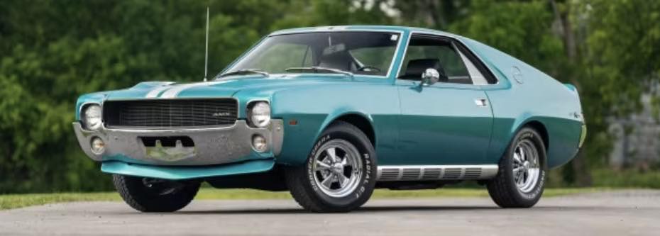 1969 390, 4 Speed AMX bid to $42,000 (reserve not met) at Mecum