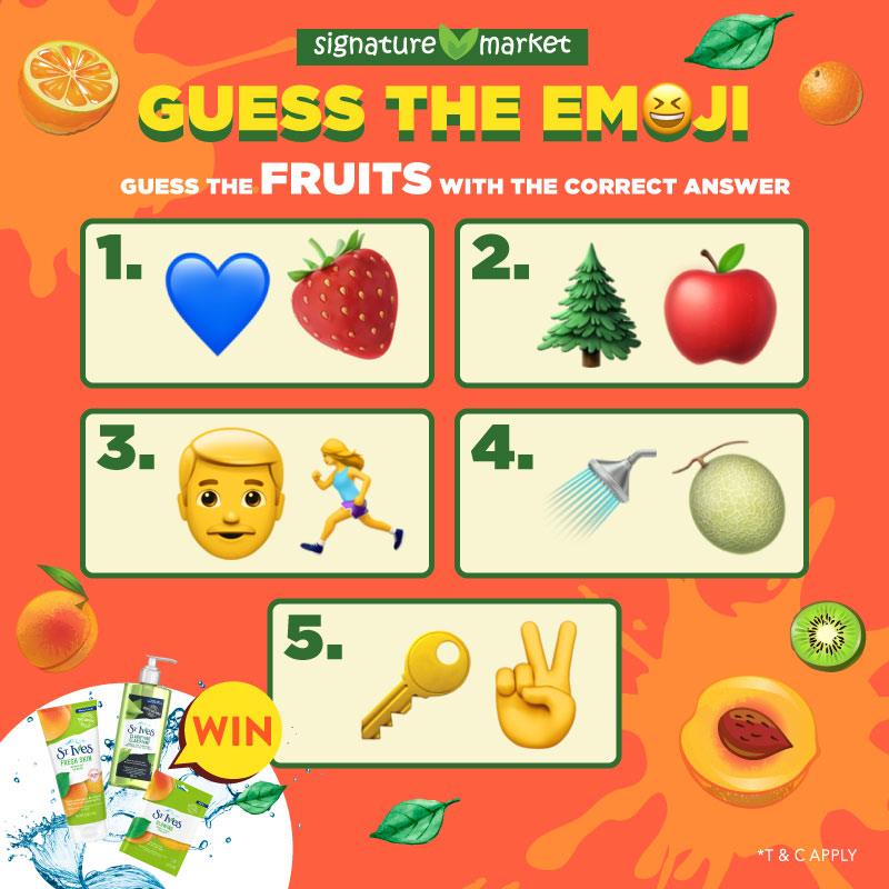 Contest Guess The Emojis We Signature Market Facebook
