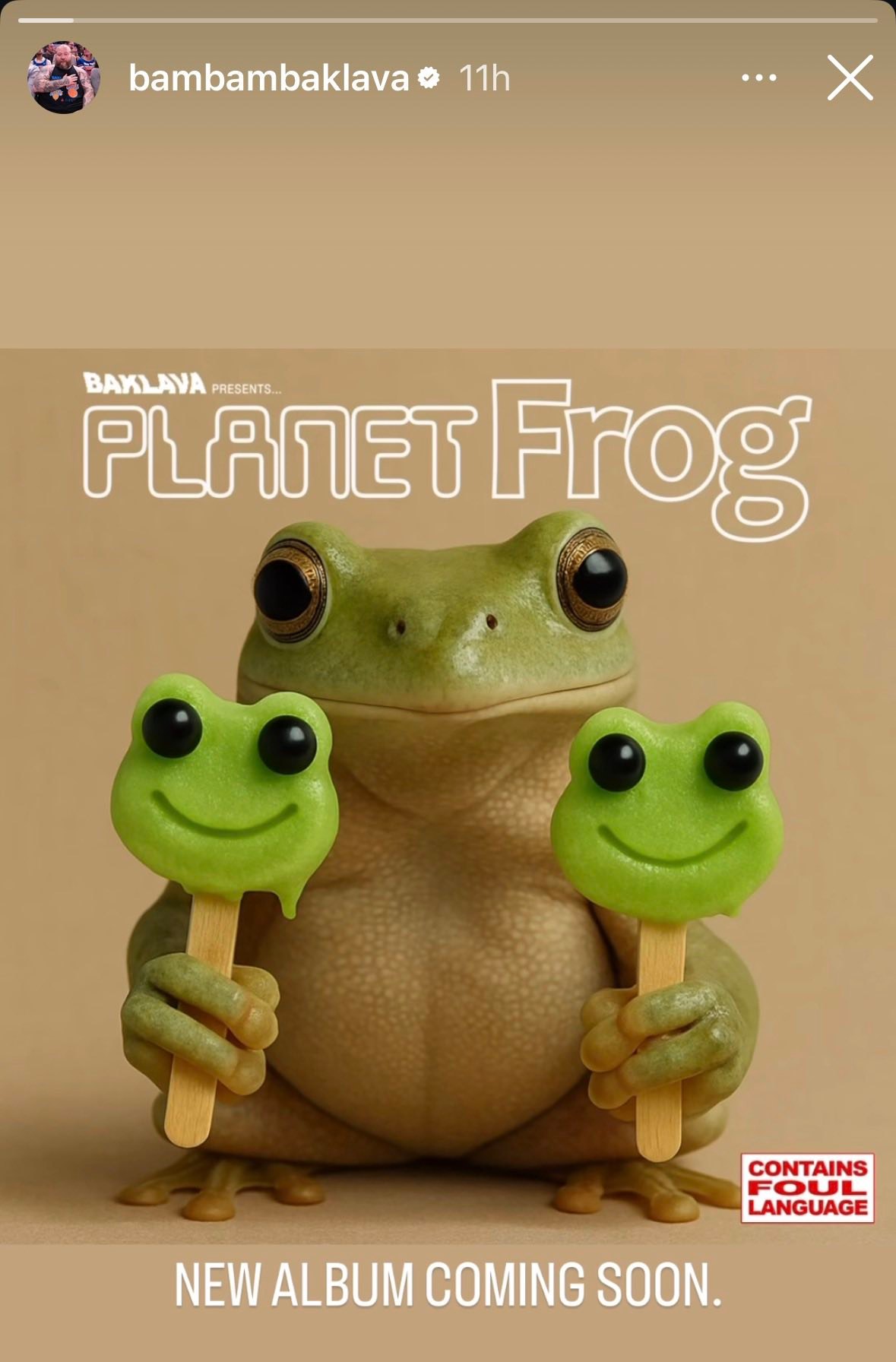 Action Bronson has announced a new album called 'Planet Frog' 🐸