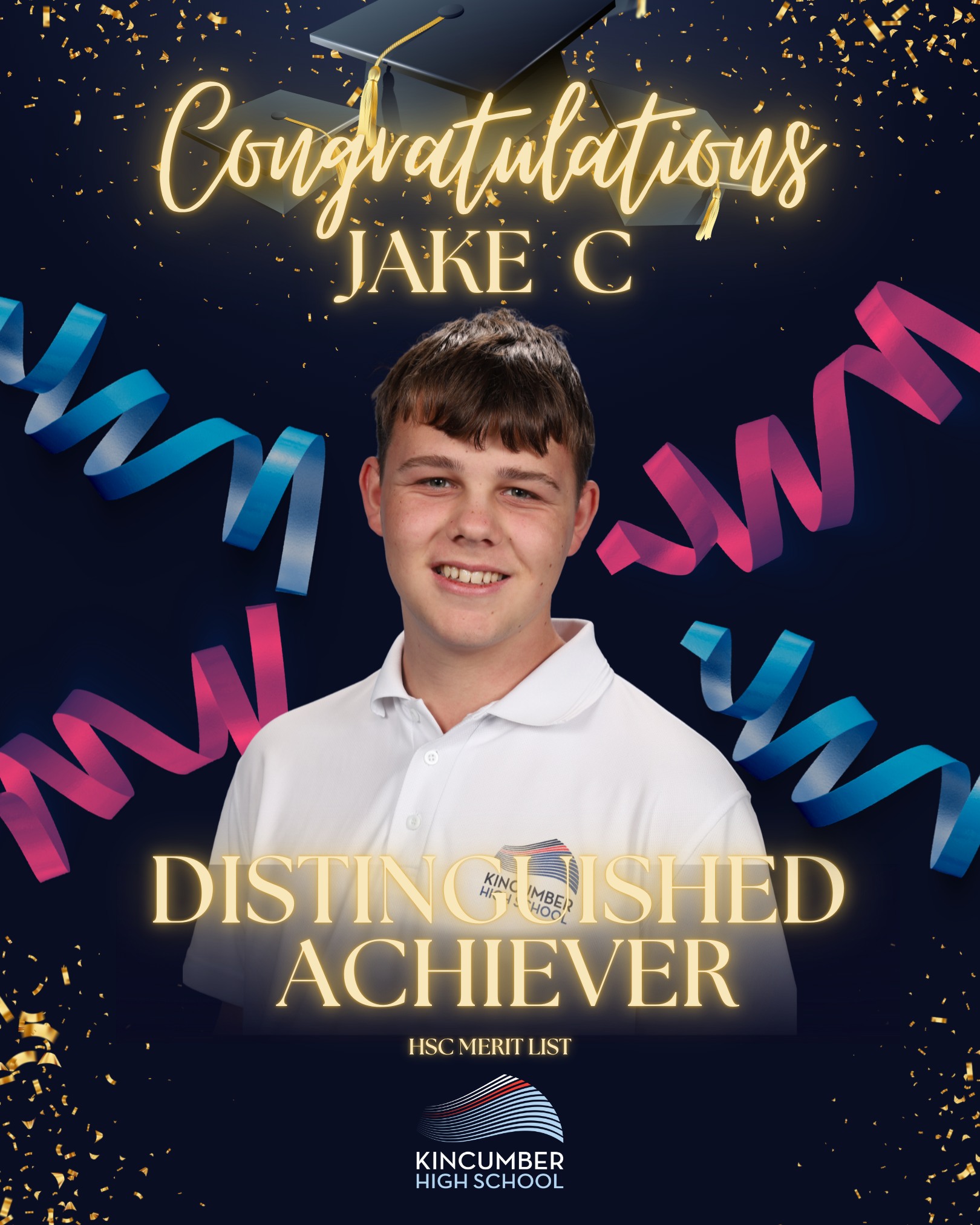 🎉 Congratulations Jake C – HSC... - Kincumber High School | Facebook