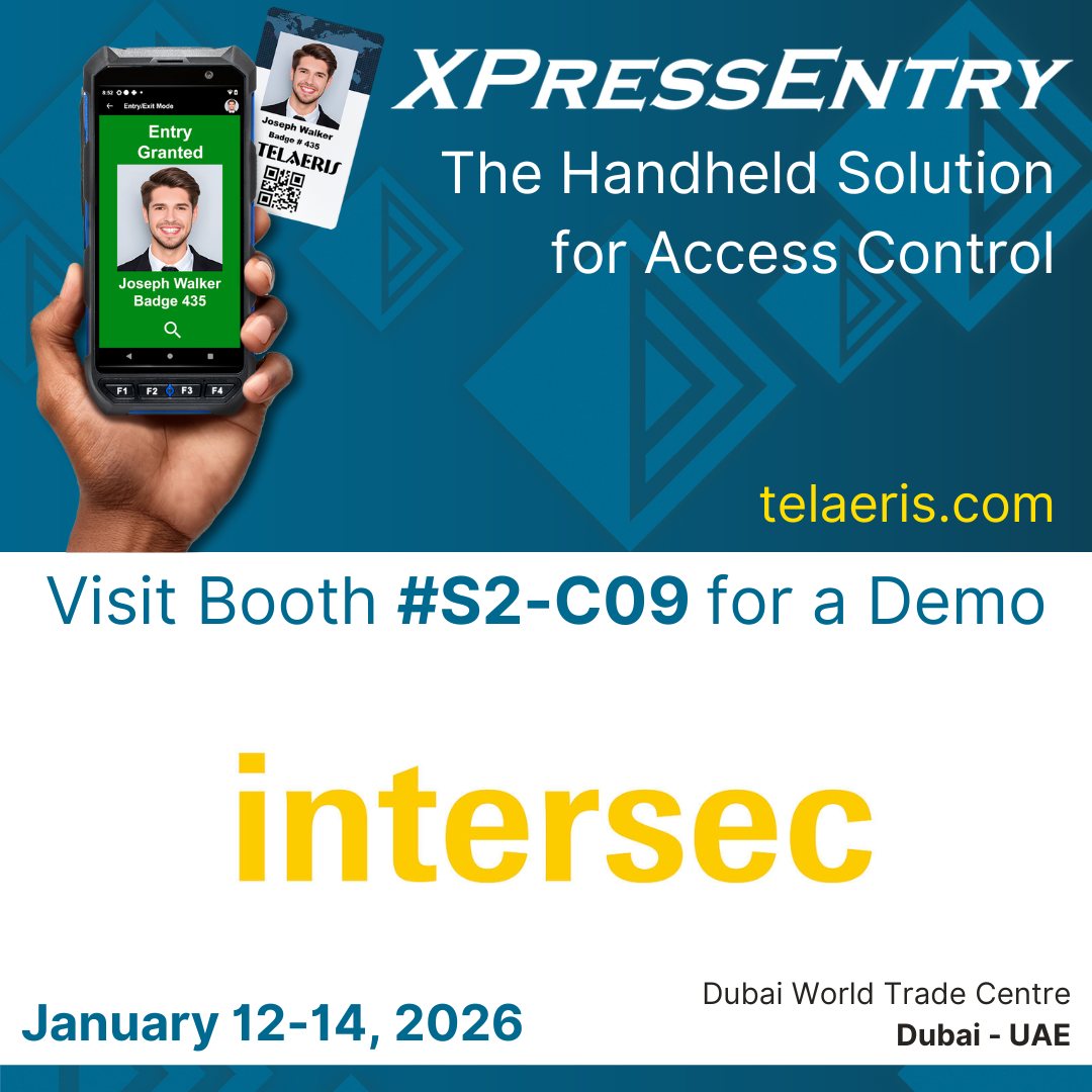 Telaeris, - Intersec Expo 2026 begins in 2 weeks! Meet Laura Carretta ...