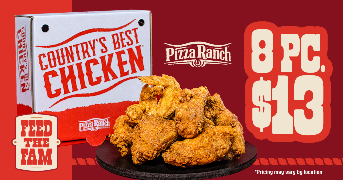 Pizza Ranch - Give the gift of pizza and chicken this holiday season 🍕🍗 ...