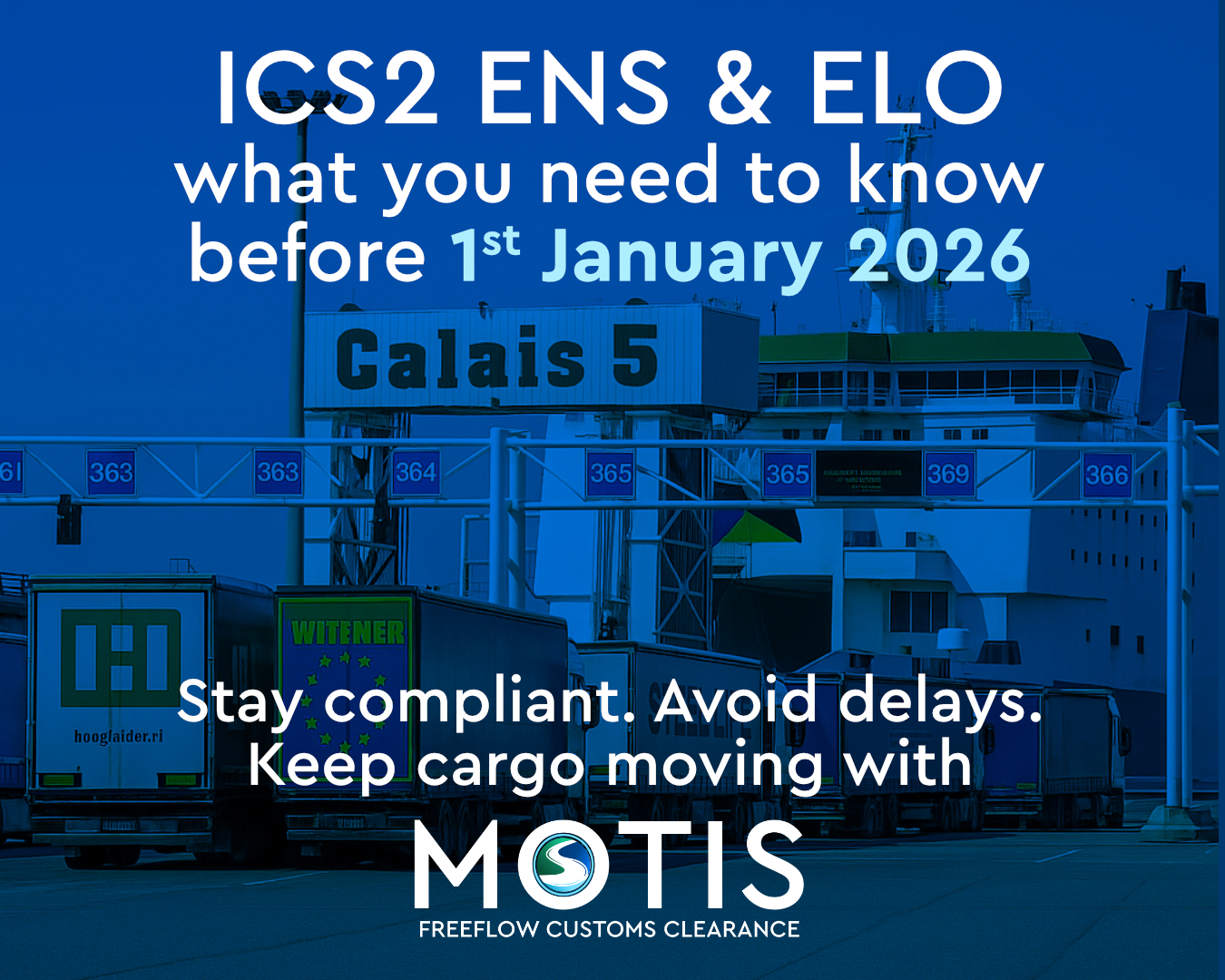 Motis - ICS2 ENS & ELO, what you need to know from 1st January 2026 ...