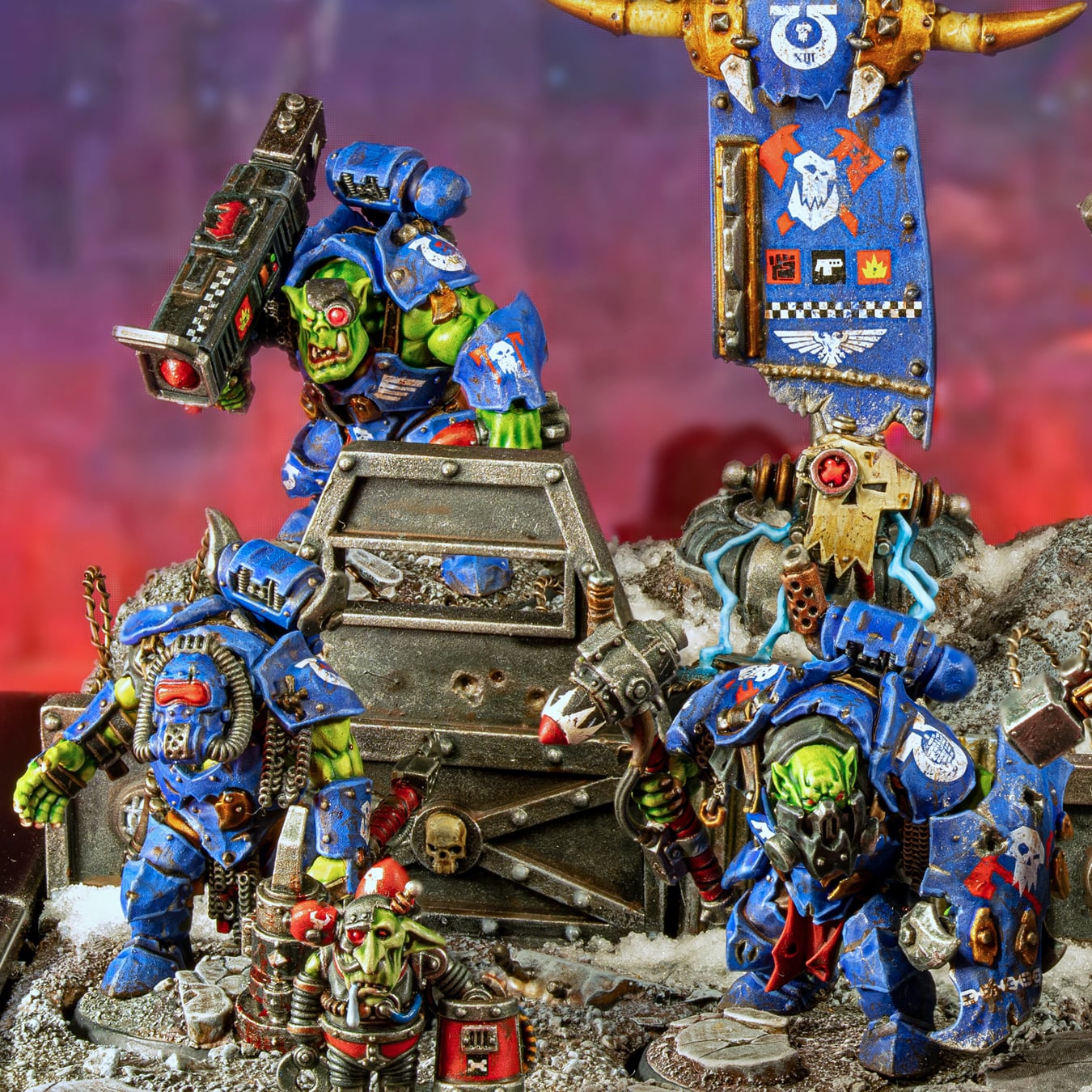 I would love to kitbash a full Orktramareens army someday. But 