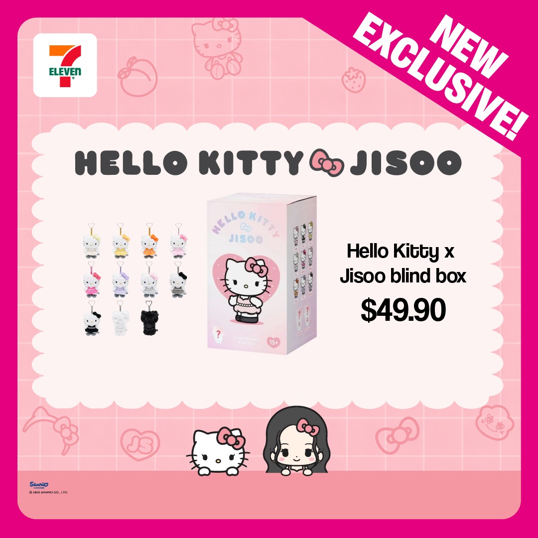 The wait is over! The official Hello Kitty x JISOO merchandise