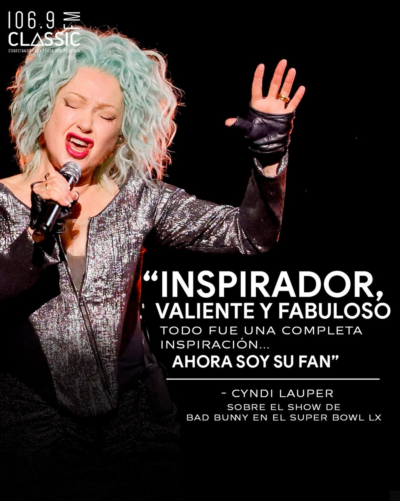 Cyndi Lauper se declara FAN... - Classic 106.9 FM Monterrey | Facebook