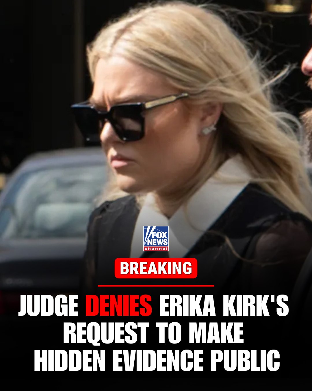 BREAKING: Judge Tony Graf denied a request from Erika Kirk's legal