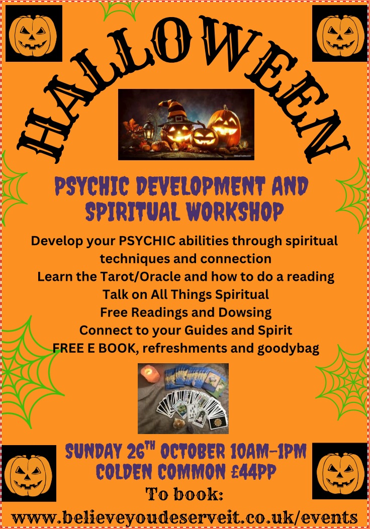 Halloween Psychic Development & Spiritual Workshop