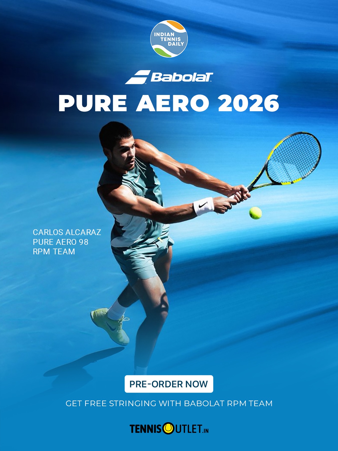 Babolat Pure Aero 2026 is here ? The racquet trusted by Carlos 