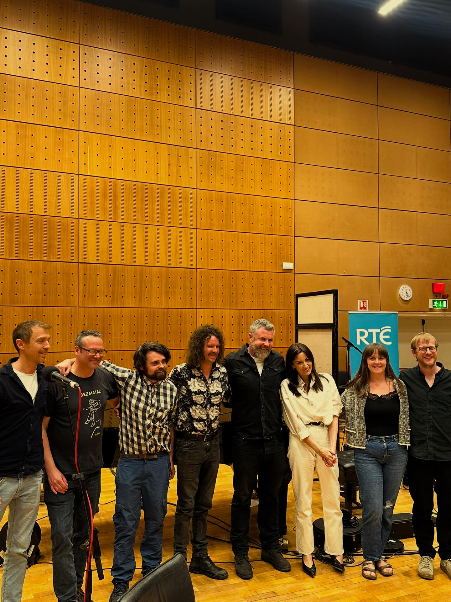Very cool to have played a session with the band from the musical 