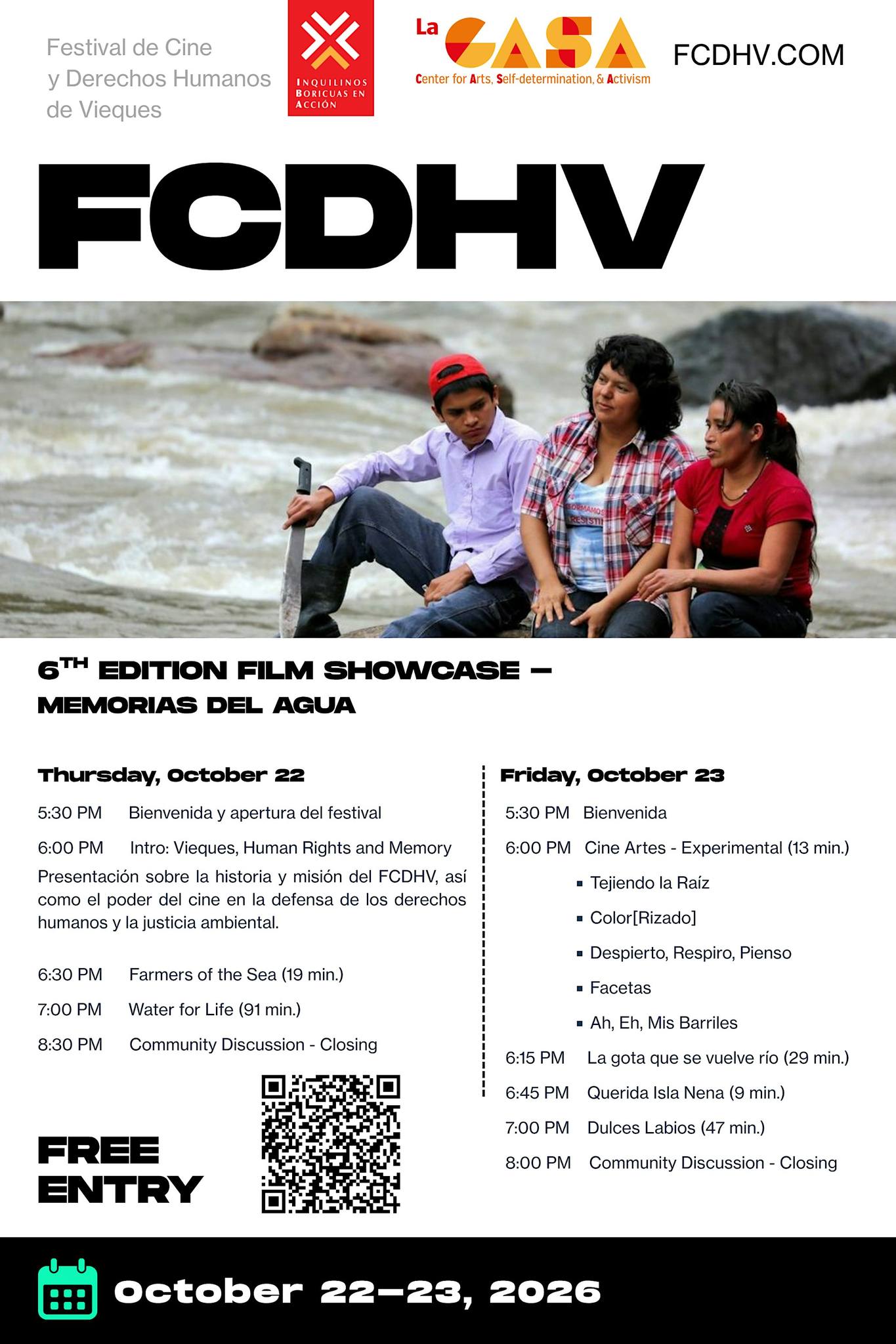 Memorias del Agua: Vieques Film & Human Rights Festival Showcase