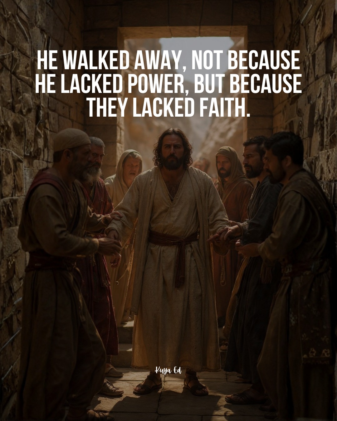 Kuya - Nazareth had watched Him grow up. They knew His mother. They ...