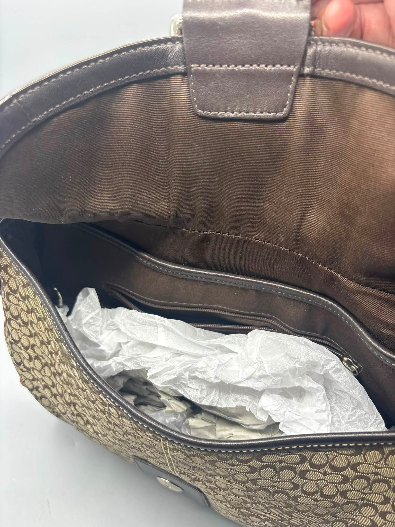 ◎y2k◎ COACH Mini Bag Jacquard Suede Coach Y2k Vintage Suede