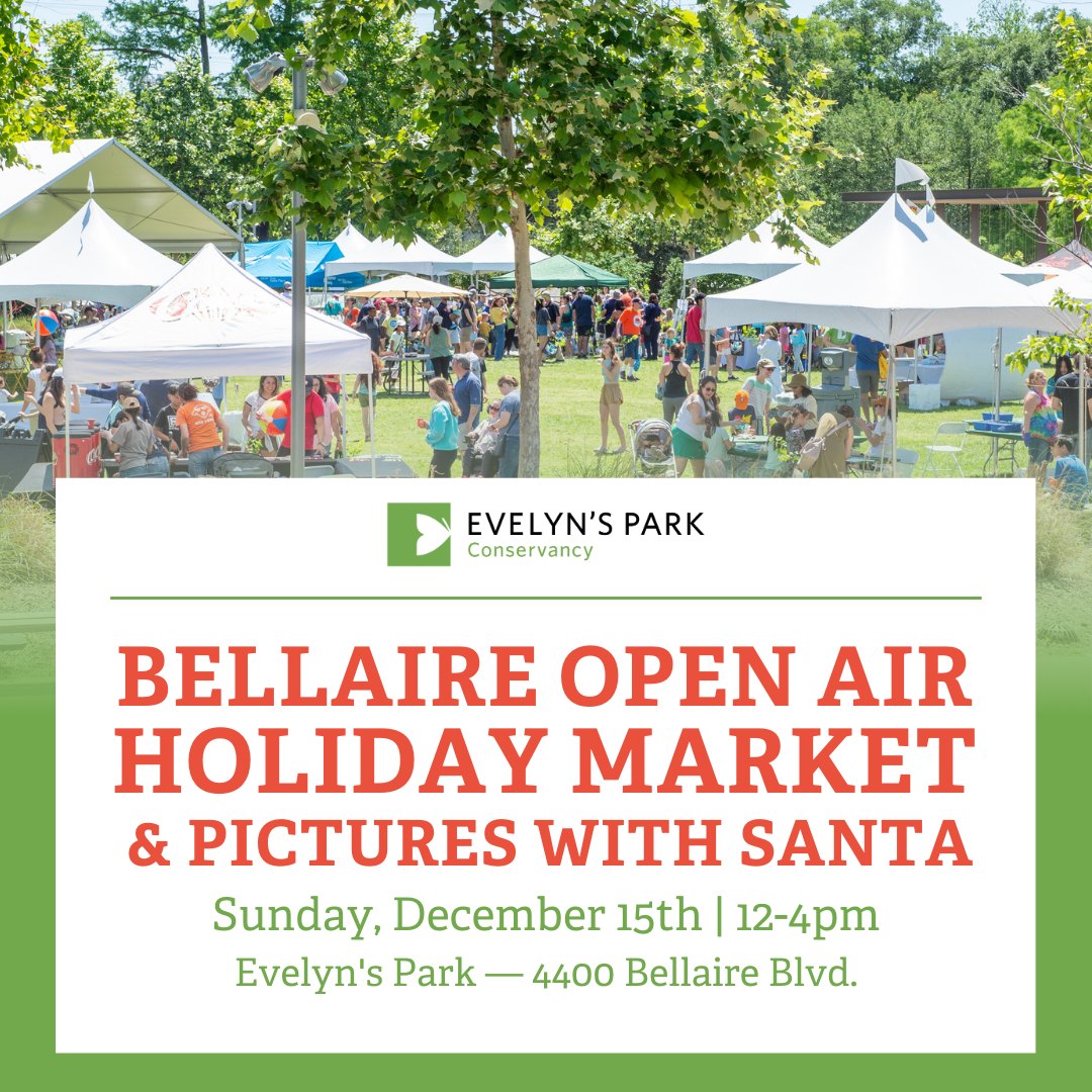 Bellaire Open Air Holiday Market & Pictures With Santa