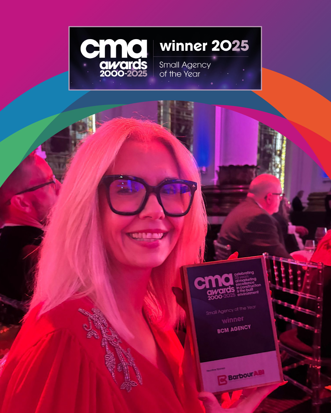 BCM - Big win for BCM - Small Agency of the Year! 🏆🎉 We’re beyond ...