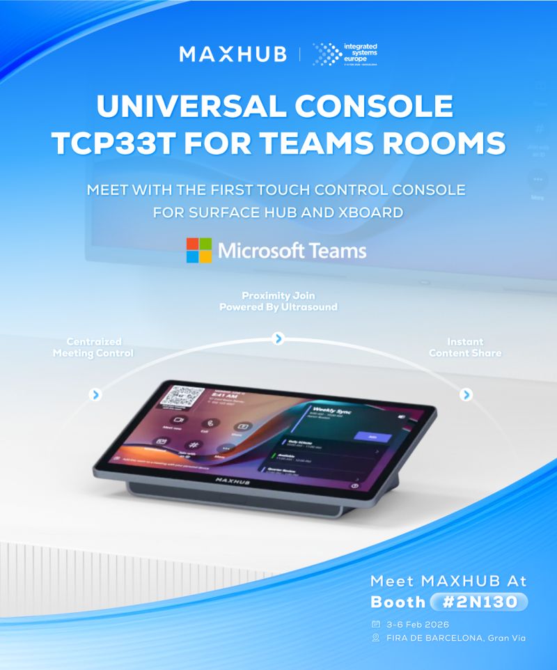 MAXHUB_Global - 📣 Meet the MAXHUB Universal Console TCP33T at ISE 2026 ...