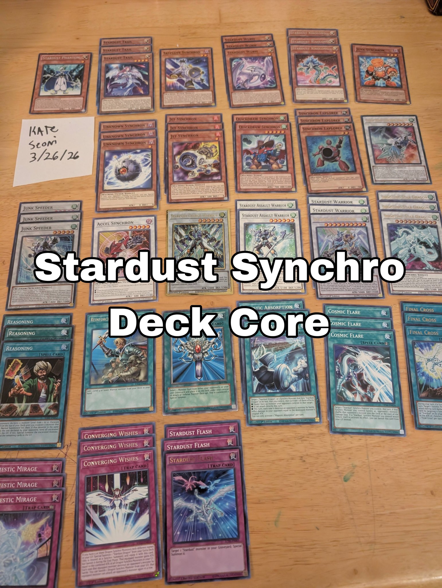 yugioh best stardust dragon deck 40 Cards + Extra Deck + Sleeves – Budget Yugioh Decks Deck] Stardust Dragon Deck .