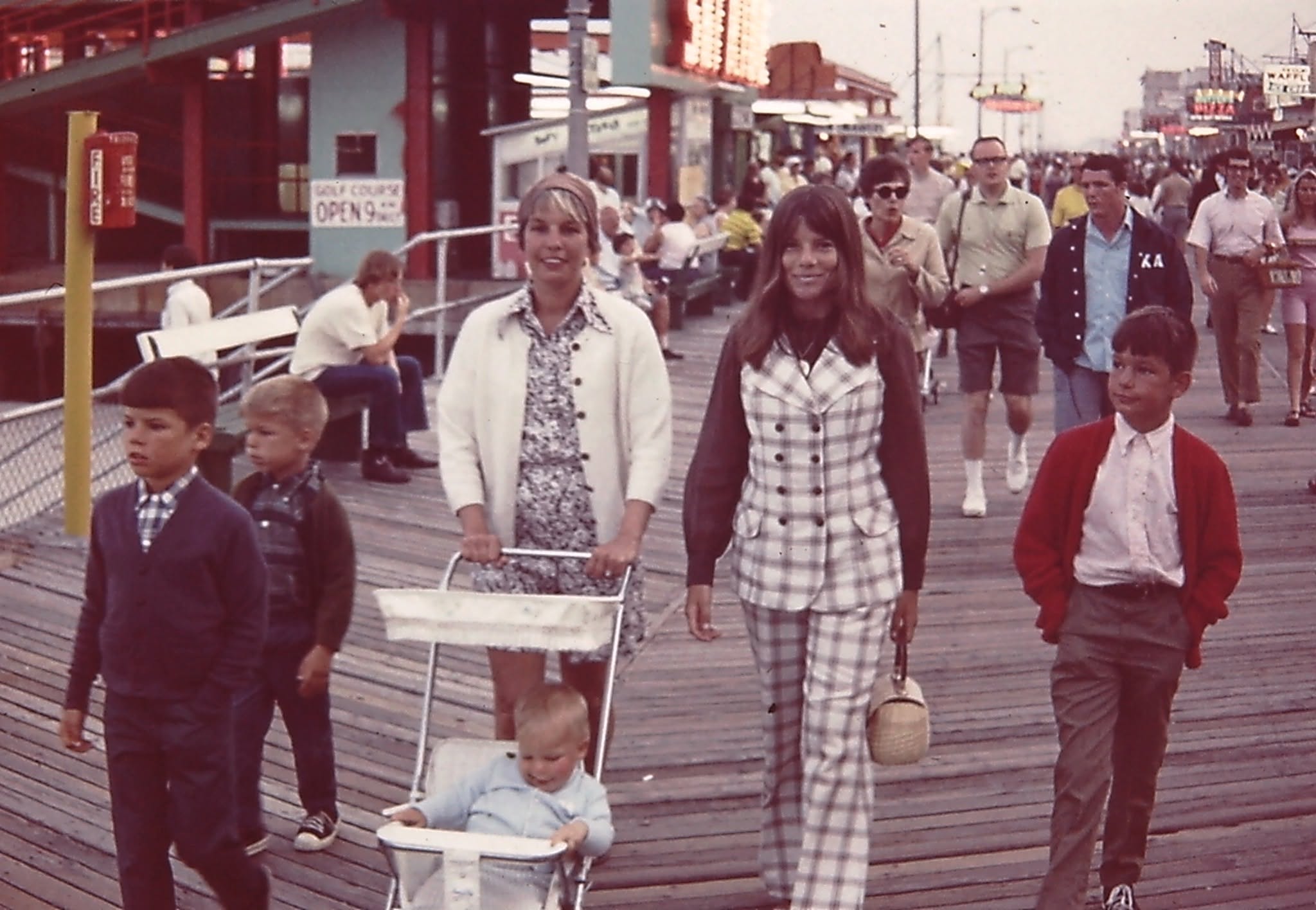 Wildwood boardwalk in the early 70s
