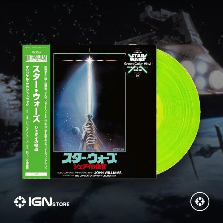A limited-edition Japanese vinyl of the original soundtrack for