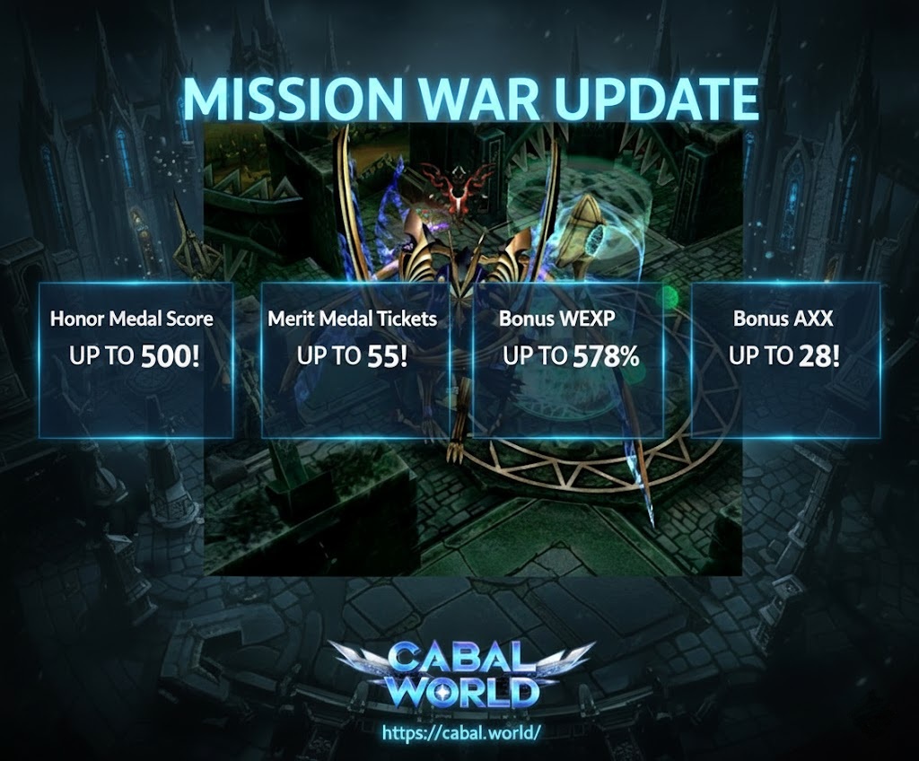 Cabal - ⚔️ Mission War Update – Rewards Rework & Memoria Changes This ...