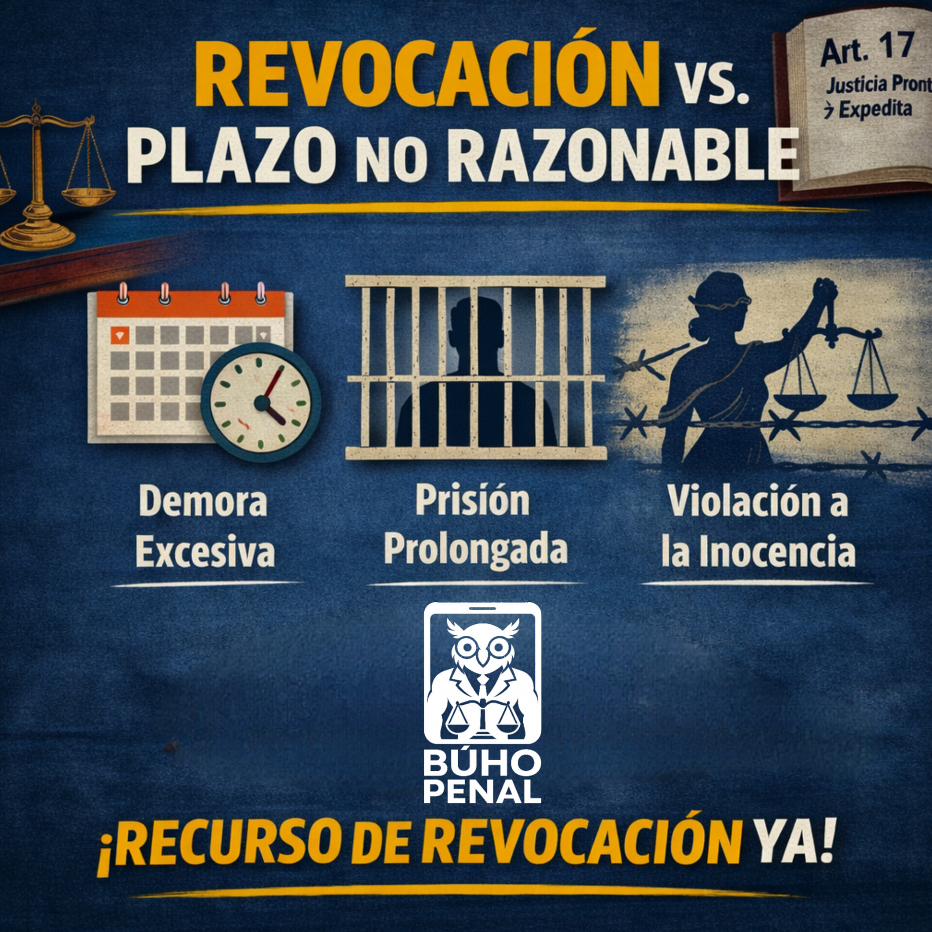 BÚHO - PAUTA JURÍDICA | REVOCACIÓN VS. PLAZO NO RAZONABLE ⚖️ Acceso a ...