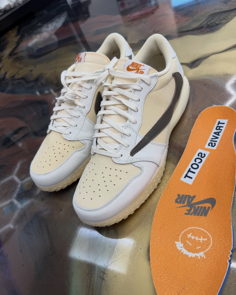 Travis Scott x Air Jordan 1 Low Turf PE lands soon with MLB flair