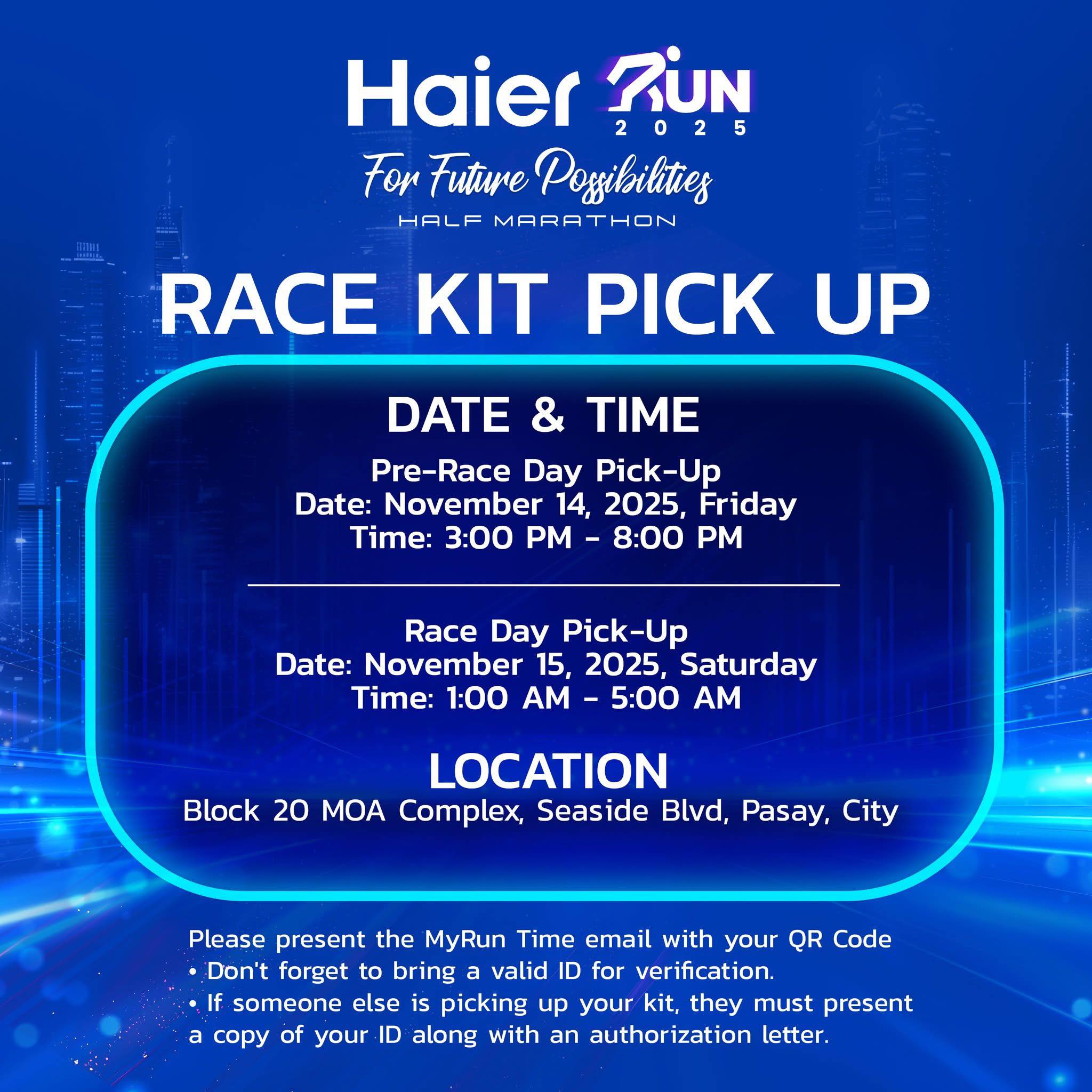 RSRJ - Get ready to run! 🏃‍♀️🏃‍♂️ Race kit pick-up for Haier Run 2025 ...