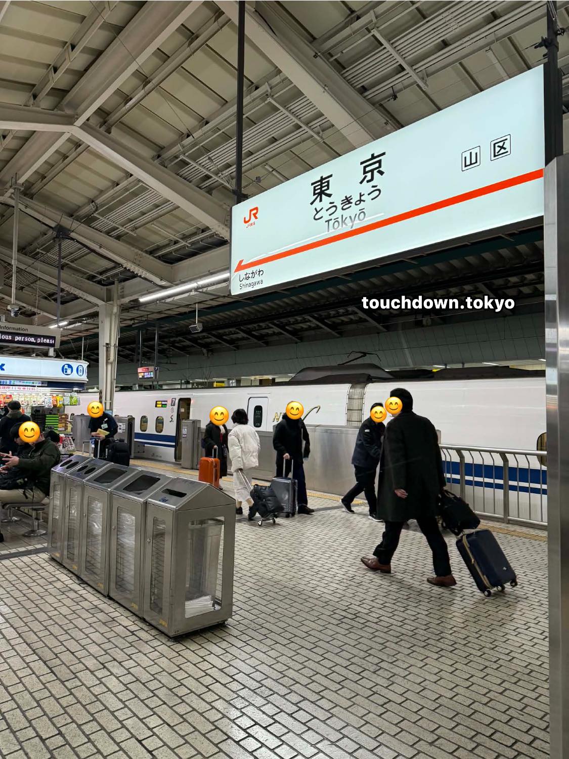 Touchdown - Tokyo Station, Shinkansen platform #tokyostation #tokyo # ...