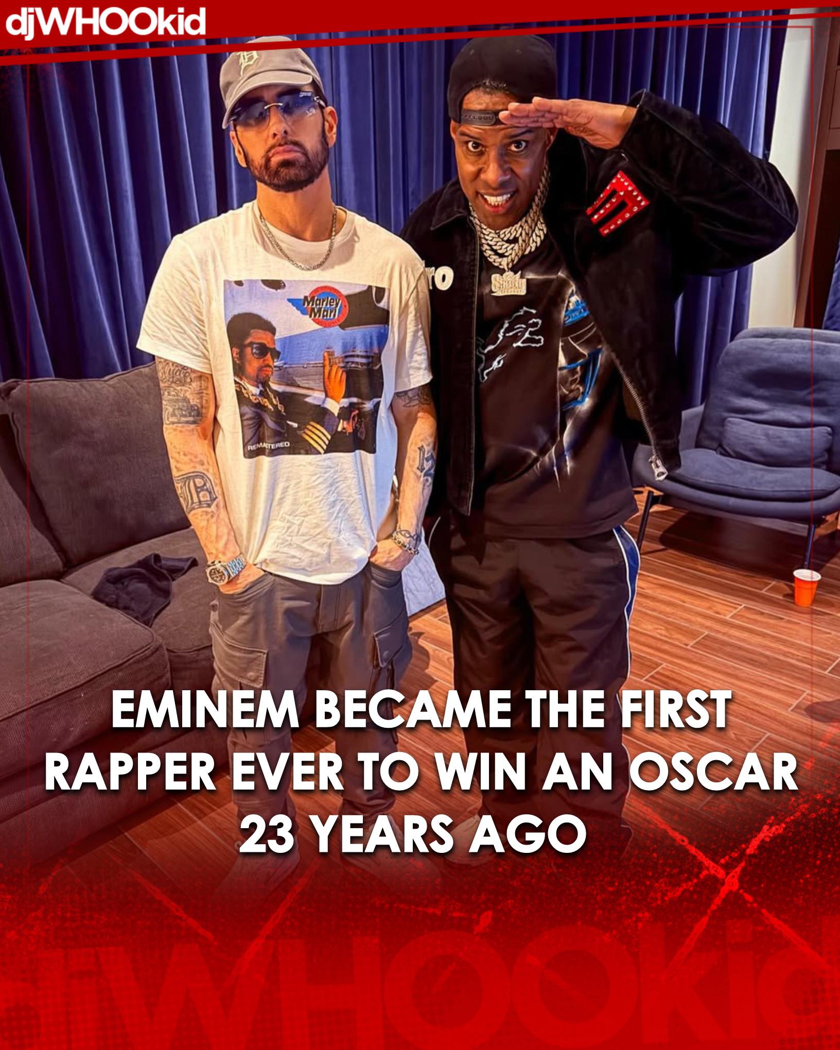 23 YEARS AGO TODAY EMINEM BECAME THE FIRST RAPPER EVER TO WIN AN 
