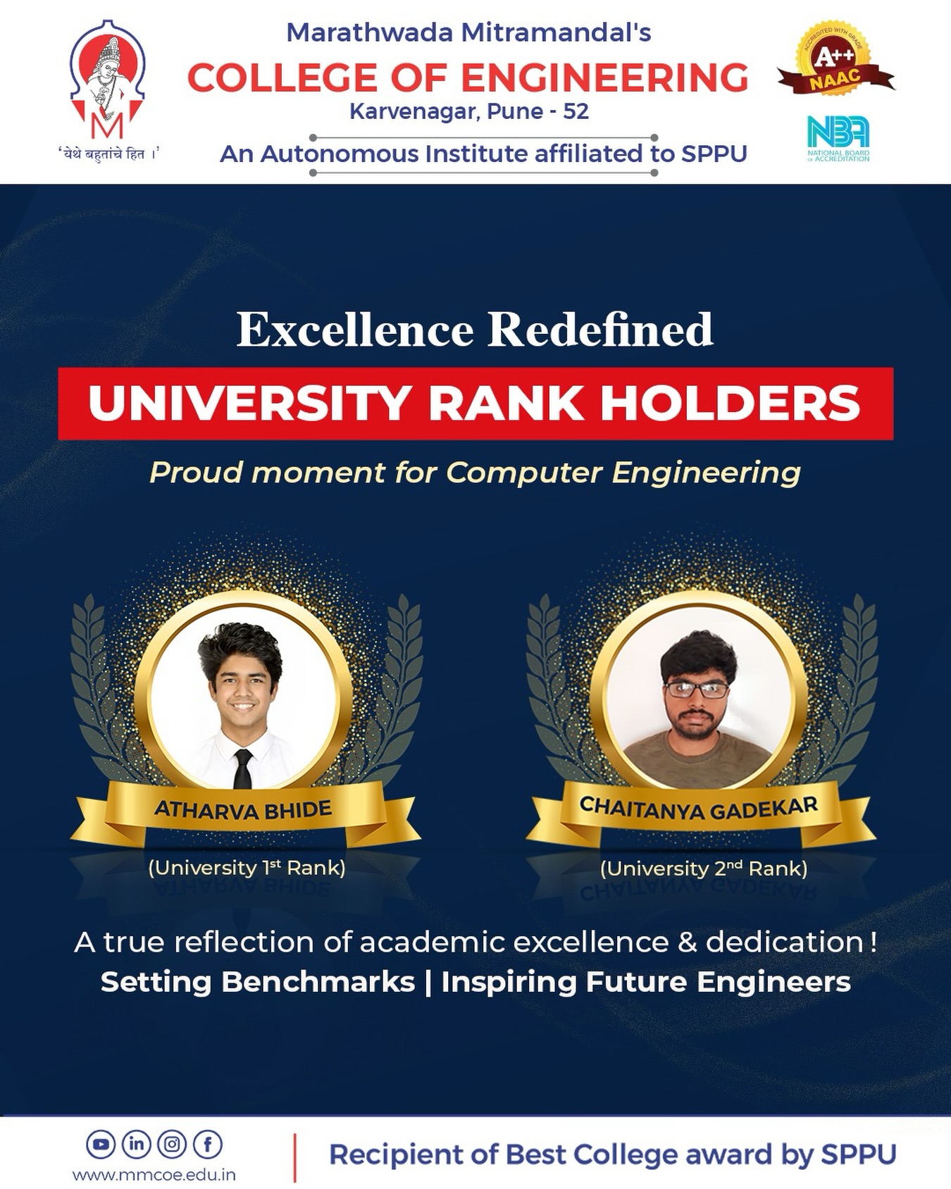 MMCOE PUNE - Excellence Redefined: Celebrating Our... | Facebook