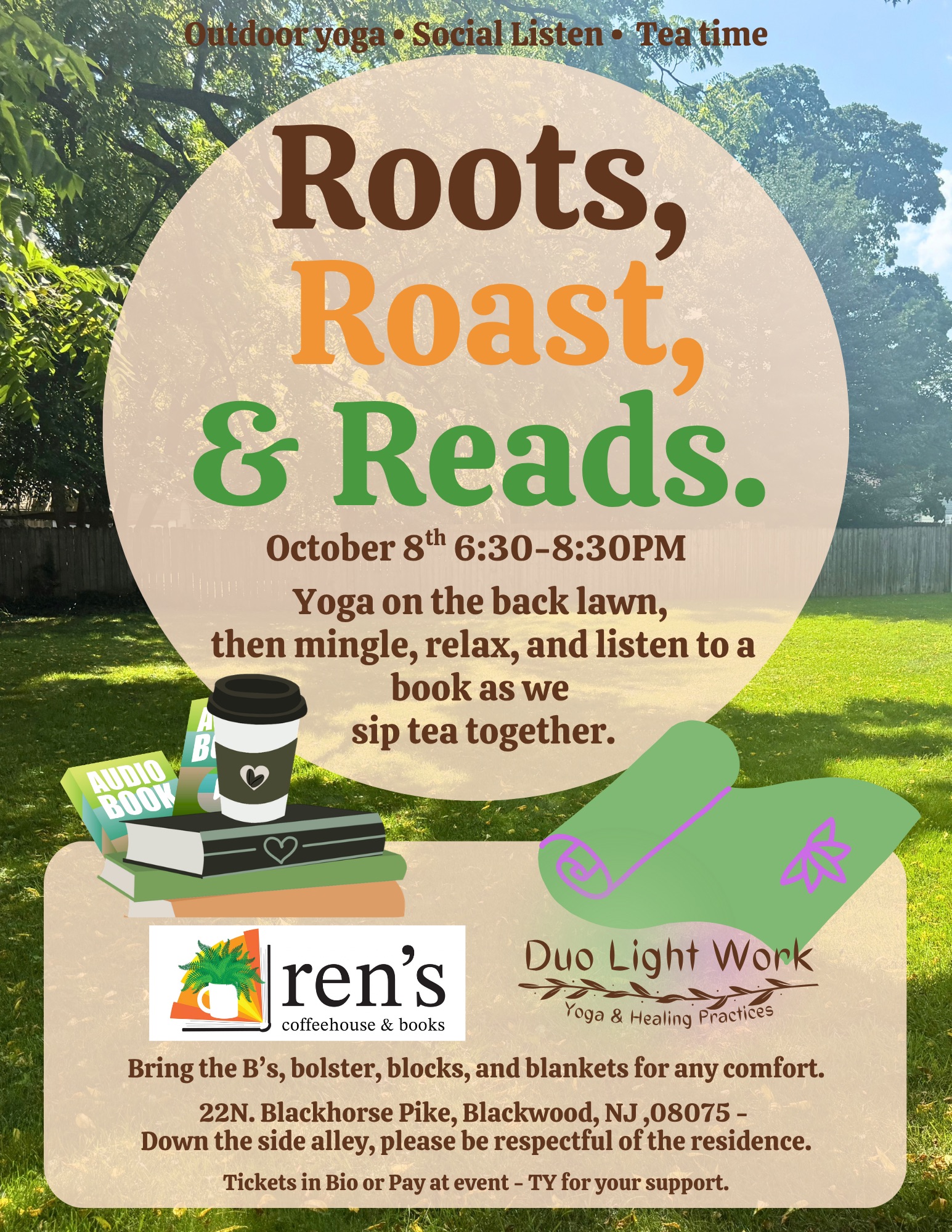 Roots, Roast, Reads a Collab with Ren’s Coffee & Books
