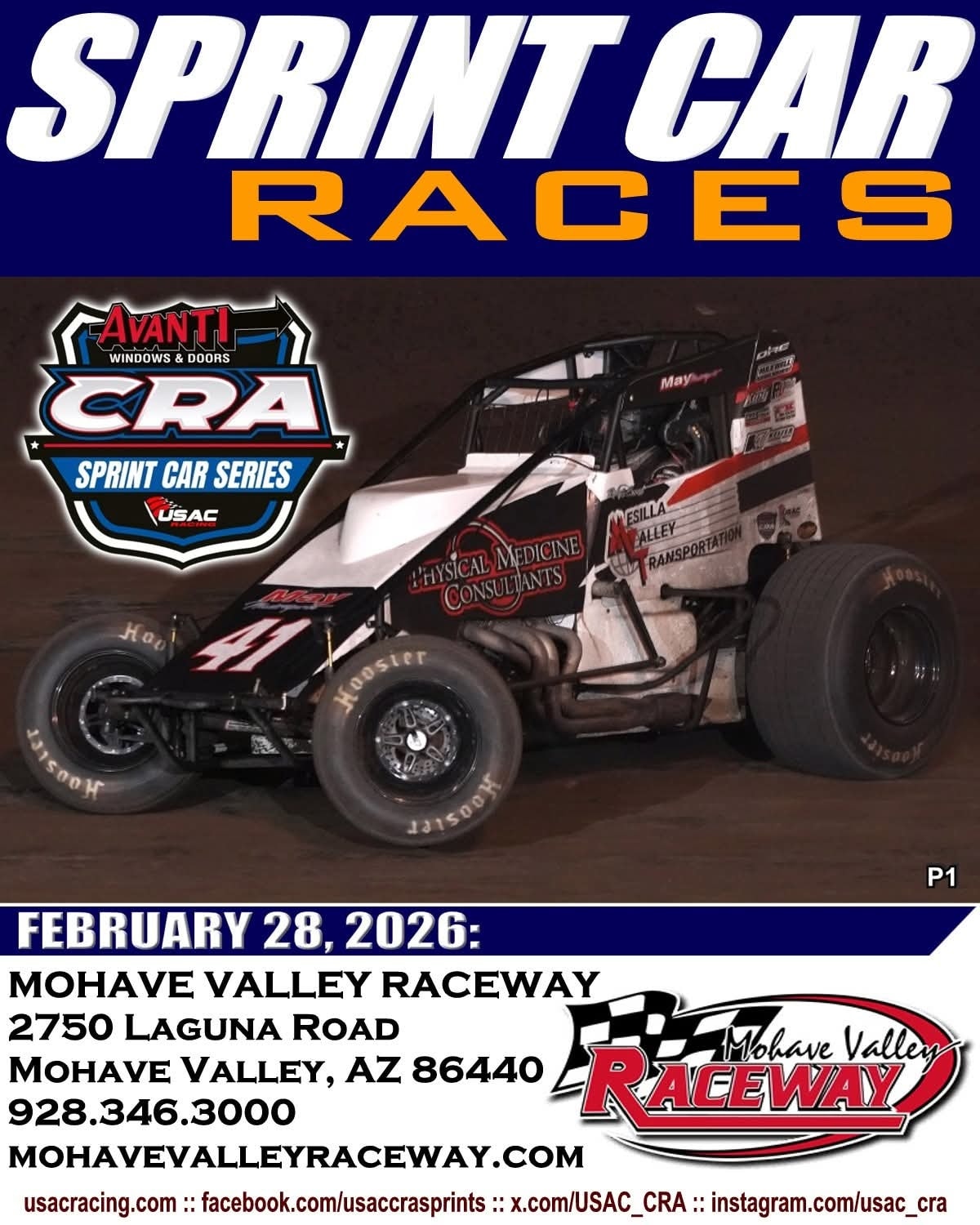 Mohave - Mark your calendars now, the first of two visits from the USAC ...