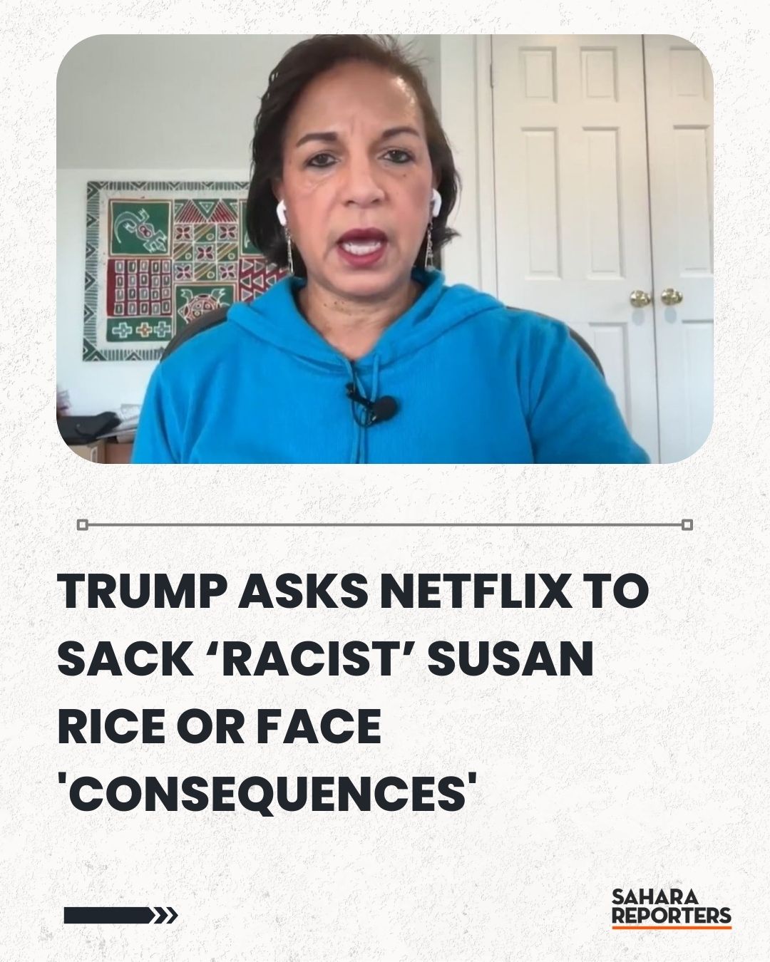Trump Calls On Netflix To Sack ‘Racist’... - Sahara Reporters | Facebook