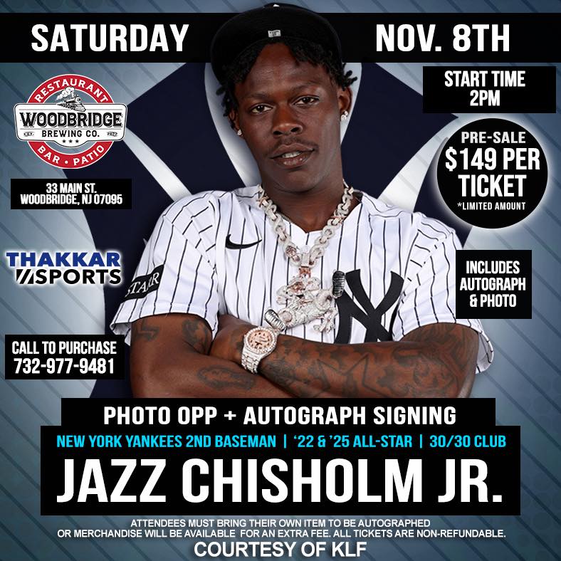 Woodbridge - YANKEES FANS GET YOUR TICKETS NOW TO MEET YOUR 2025 ALL ...