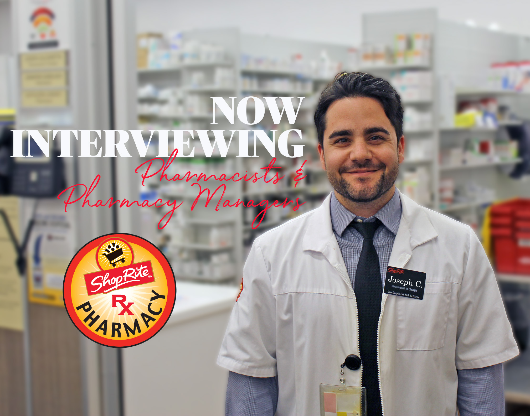 👀 Apply to our pharmacy department... - ShopRite of Byram | Facebook