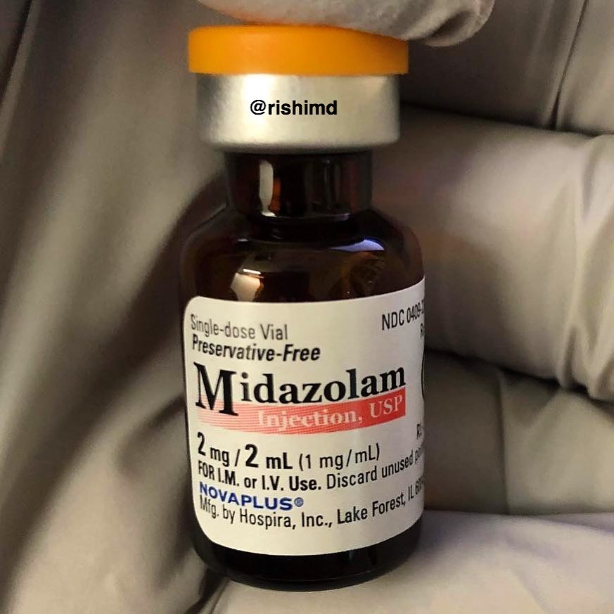 Rishi - Midazolam (Versed) is a relatively short-acting benzodiazepine ...