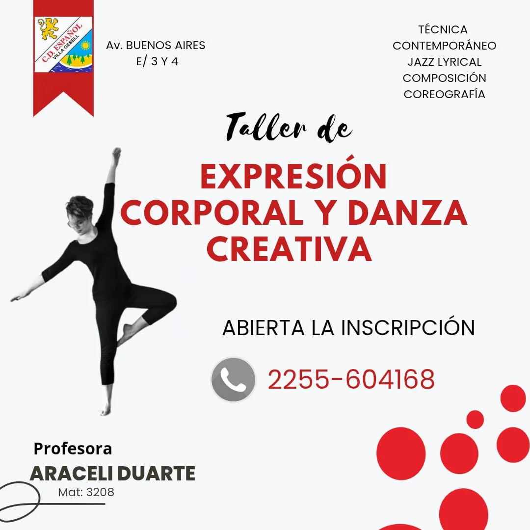 Club - La expresión corporal tiene muchos Beneficios!, entre ellos, el ...