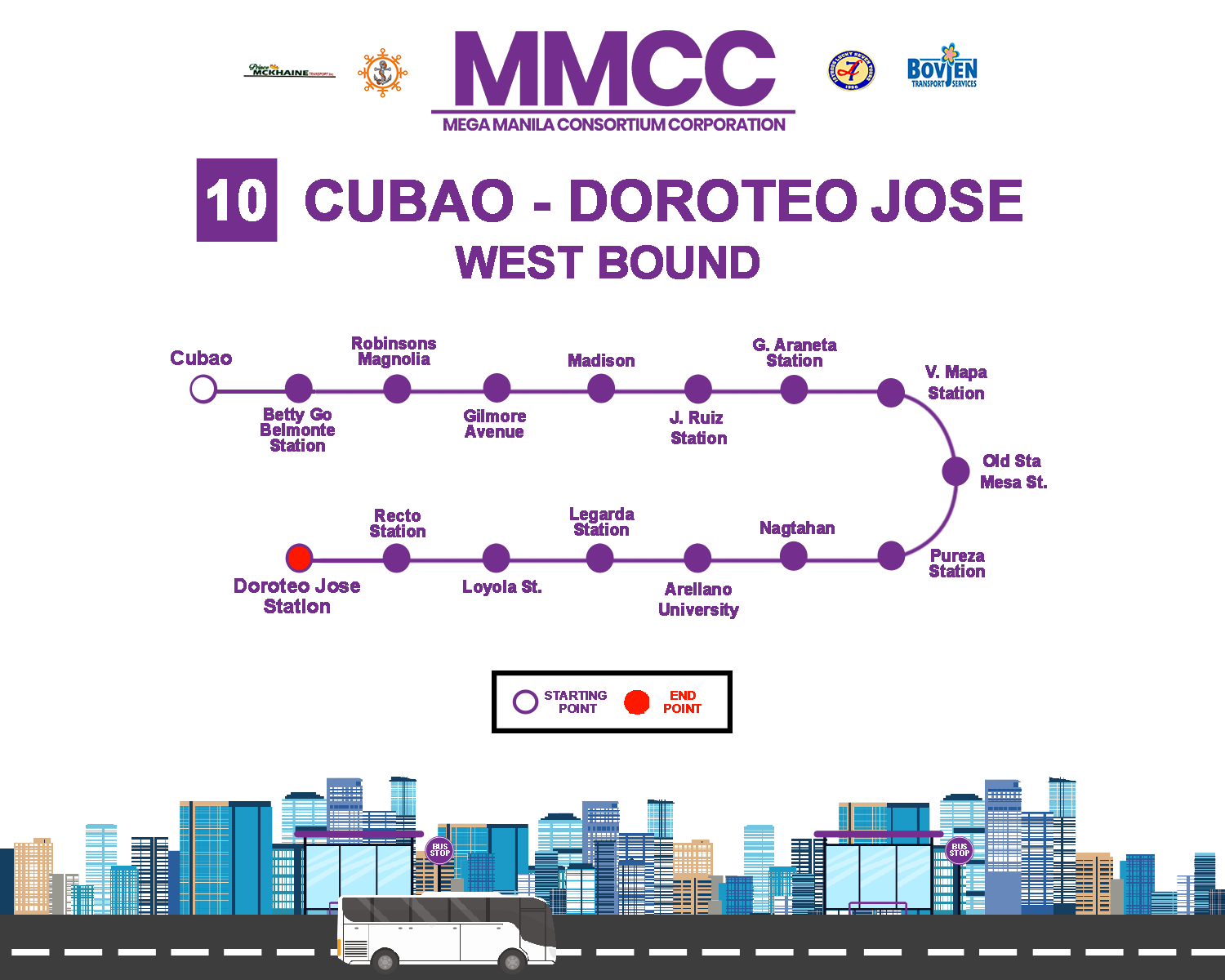 ROUTE 10 Cubao - Doroteo Jose