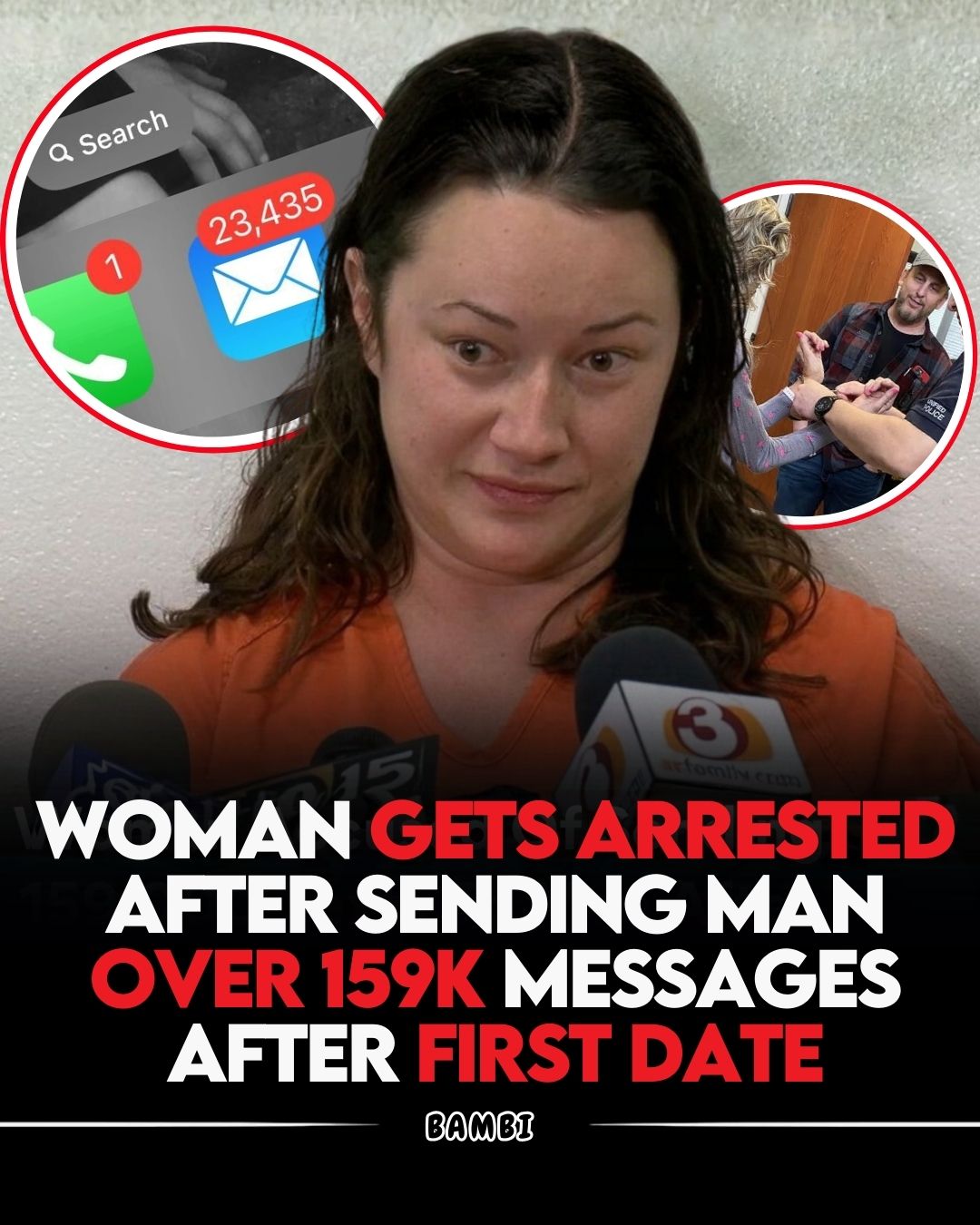 A diz Bambi - A woman was arrested after allegedly sending... | Facebook