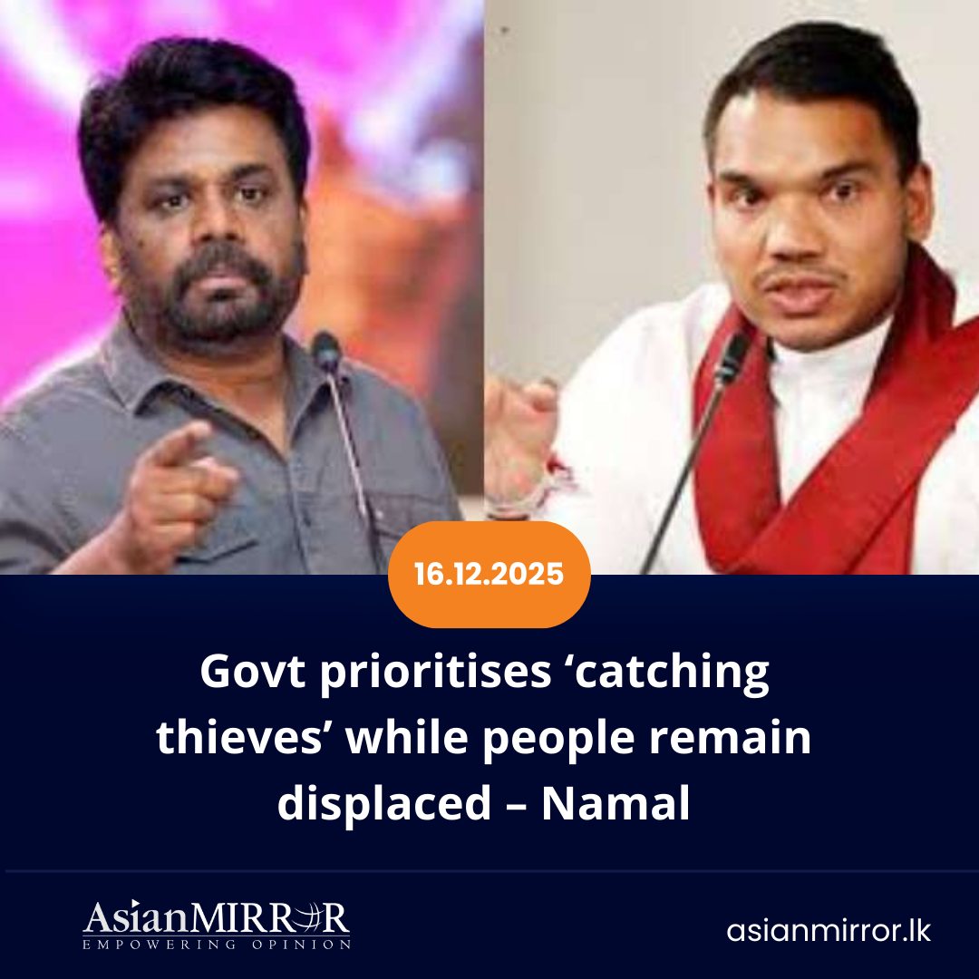 Asian Mirror - Govt prioritises ‘catching thieves’ while... | Facebook